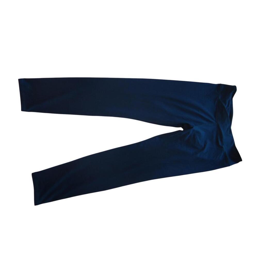 Black Women's Activewear Leggings with Crossover Waistband‎